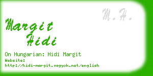 margit hidi business card